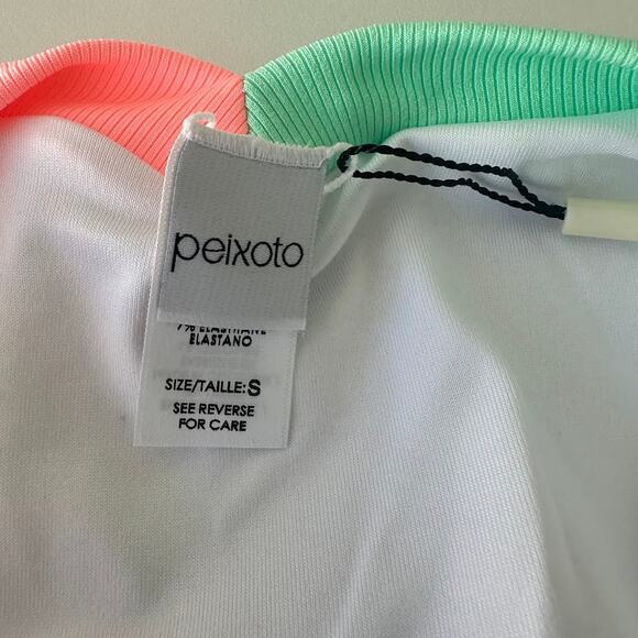 NWT Peixoto White Jolie Cut-Out V-Front Swim Bikini Bottom Size S 22206F-SMTRB - Picture 5 of 8